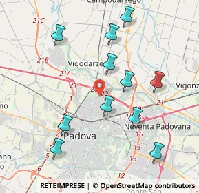 Mappa 35133 Padova PD, Italia (4.10364)