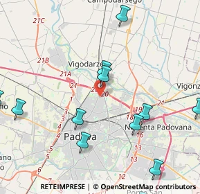 Mappa 35133 Padova PD, Italia (5.26917)