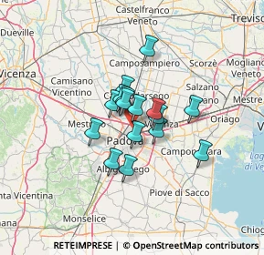 Mappa 35133 Padova PD, Italia (8.1475)