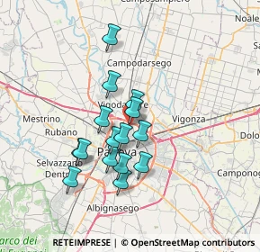 Mappa 35133 Padova PD, Italia (5.618)