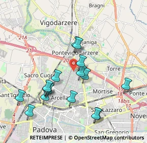 Mappa 35133 Padova PD, Italia (1.9325)