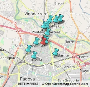 Mappa 35133 Padova PD, Italia (1.278)