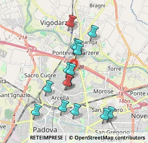 Mappa 35133 Padova PD, Italia (1.744)