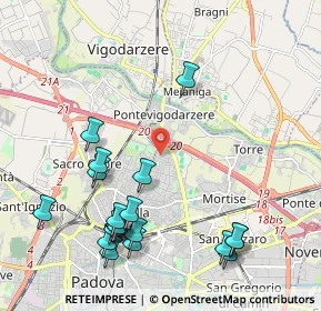 Mappa 35133 Padova PD, Italia (2.434)