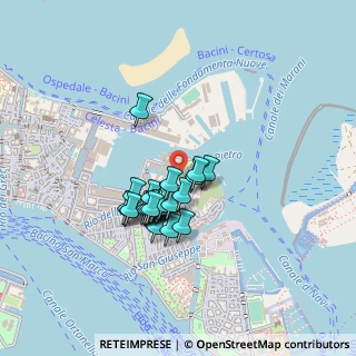 Mappa Calle Larga Rosa, 30122 Venezia VE, Italia (0.31667)