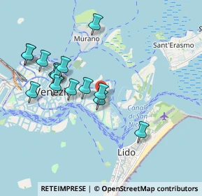 Mappa Calle Larga Rosa, 30122 Venezia VE, Italia (1.89467)