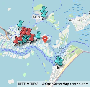 Mappa Calle Larga Rosa, 30122 Venezia VE, Italia (1.968)