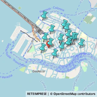 Mappa Calle del Caffettier, 30123 Venezia VE, Italia (0.77938)