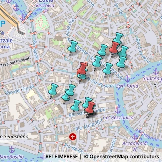 Mappa Calle del Caffettier, 30123 Venezia VE, Italia (0.204)