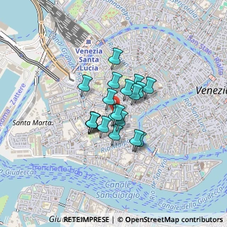 Mappa Calle del Caffettier, 30123 Venezia VE, Italia (0.2585)