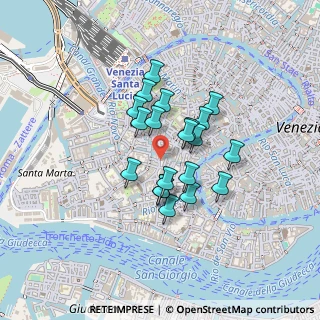 Mappa Calle del Caffettier, 30123 Venezia VE, Italia (0.312)