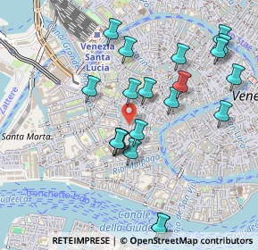 Mappa Calle del Caffettier, 30123 Venezia VE, Italia (0.4995)