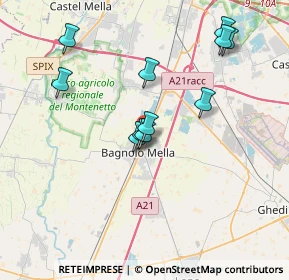 Mappa Via Clemente Zamara, 25021 Bagnolo Mella BS, Italia (3.46455)