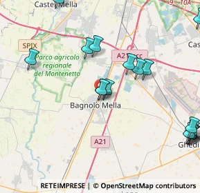 Mappa Via Clemente Zamara, 25021 Bagnolo Mella BS, Italia (5.6495)