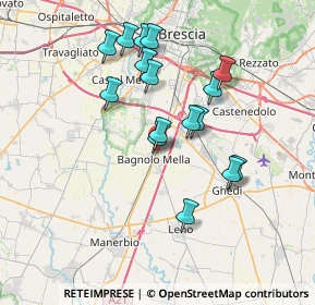 Mappa Via Clemente Zamara, 25021 Bagnolo Mella BS, Italia (6.585)