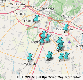 Mappa Via Zamara Clemente, 25021 Bagnolo Mella BS, Italia (7.08133)