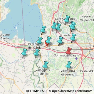 Mappa Via Ugo Foscolo, 37014 Castelnuovo del Garda VR, Italia (7.10125)