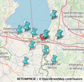 Mappa Via Battisti, 37019 Peschiera del Garda VR, Italia (6.42143)