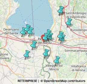 Mappa Via Battisti, 37019 Peschiera del Garda VR, Italia (6.45333)