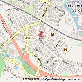 Mappa Via goito 7/b, 37019 Peschiera del Garda, Verona (Veneto)