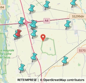 Mappa Cascina Falasco Inferiore, 28060 Casalbeltrame NO, Italia (4.88462)