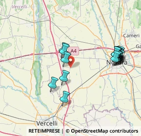 Mappa Cascina Falasco Inferiore, 28060 Casalbeltrame NO, Italia (8.22)