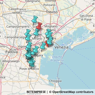Mappa Via Amerigo Vespucci, 30034 Mira VE, Italia (12.8675)