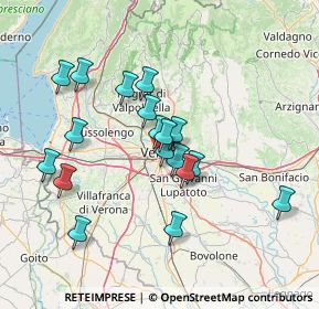 Mappa Piazza Santo Spirito, 37122 Verona VR, Italia (12.83222)