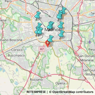 Mappa Via Innocenzo Isimbardi, 20141 Milano MI, Italia (3.60417)