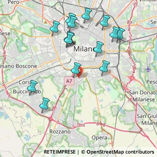 Mappa Via Innocenzo Isimbardi, 20141 Milano MI, Italia (4.49333)