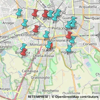 Mappa Via Innocenzo Isimbardi, 20141 Milano MI, Italia (2.26421)