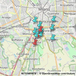 Mappa Via Innocenzo Isimbardi, 20141 Milano MI, Italia (1.02846)