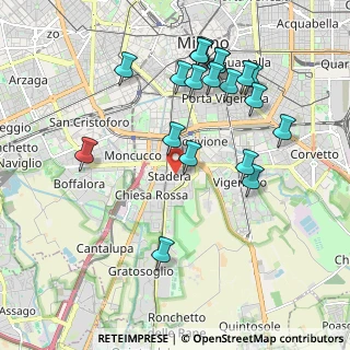 Mappa Via Innocenzo Isimbardi, 20141 Milano MI, Italia (2.1055)