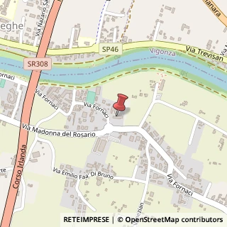 Mappa Via Fornaci, 136, 35129 Padova, Padova (Veneto)