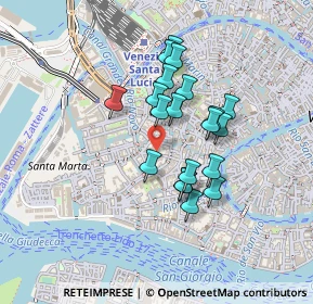 Mappa Sestiere Dorsoduro, 30125 Venezia VE, Italia (0.347)