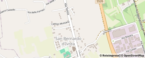 Mappa Ivrea