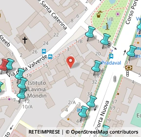 Mappa Via Della Valverde 9 II, 37122 Verona VR, Italia (0.1185)