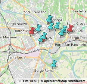 Mappa Via Della Valverde 9 II, 37122 Verona VR, Italia (1.38833)