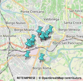 Mappa Via Della Valverde 9 II, 37122 Verona VR, Italia (0.99)