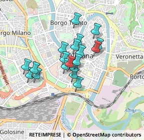Mappa Via Della Valverde 9 II, 37122 Verona VR, Italia (0.647)