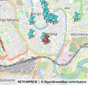 Mappa Via Della Valverde 9 II, 37122 Verona VR, Italia (0.84417)