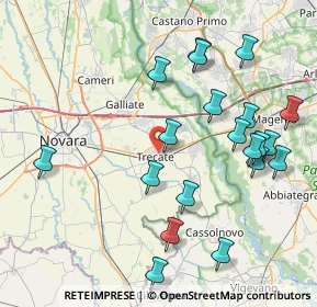 Mappa , 28069 Trecate NO, Italia (8.8895)