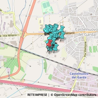Mappa Via Ugo Foscolo, 37014 Castelnuovo del Garda VR, Italia (0.2)