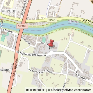 Mappa Via Fornaci, 255, 35129 Padova, Padova (Veneto)