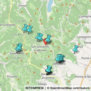 Mappa Via Crosara, 36024 Mossano VI, Italia (2.089)