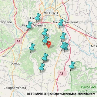 Mappa Via Crosara, 36024 Mossano VI, Italia (6.71308)
