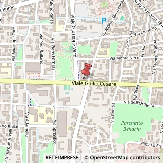 Mappa Viale Giulio Cesare, 184, 28100 Novara, Novara (Piemonte)