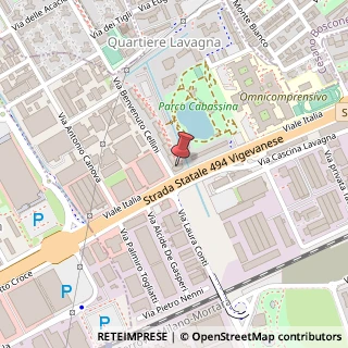 Mappa Via B. Cellini, 2-4, 20094 Corsico, Milano (Lombardia)