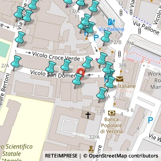 Mappa Via Croce Verde, 37122 Verona VR, Italia (0.06522)