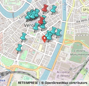 Mappa Via Croce Verde, 37122 Verona VR, Italia (0.449)